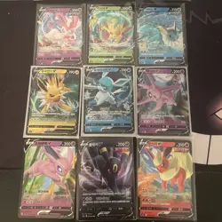 Pokemon TCG Korean EEVEELUTION V card bundle X9 - Image 1