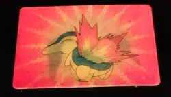 CYNDAQUIL Pokemon fuocotopo # 155 - card lenticolare Kellogg's - Image 2
