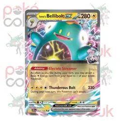 Pokemon - Iono's Bellibolt ex - 053/159 - SV Journey Together - Half Art Card - Image 1