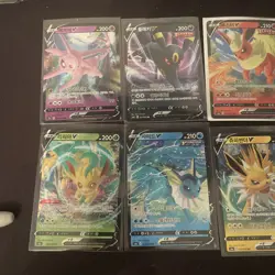 Pokemon TCG Korean Eeveelution V card bundle X8 - Image 2