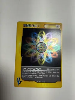 NM Rainbow Energy Holo VS Series 1st Edition Japanese Rare Pokemon card - Image 2
