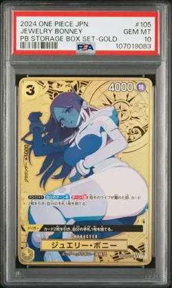 PSA 10 ONE PIECE Card Nami Bonney Gold Frame Parallel Specification Sequential - Image 3