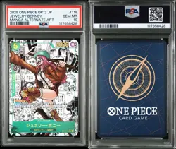 PSA 10 ONE PIECE Card Bonney OP12-118 Manga Alt Art Comic Parallel Japanese - Image 1