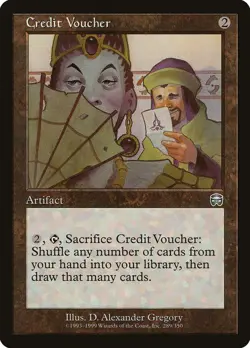MTG - Credit Voucher - Mercadian Masques - X1 - (MP) - - Image 1