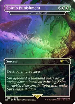 Spira's Punishment (Day of Judgment) Foil Final Fantasy Secret Lair NM MTG - Image 1