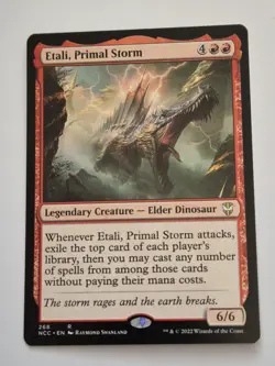 1x ETALI, PRIMAL STORM - DInosaur - Commander - MTG - Magic the Gathering - Image 1