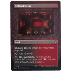 x4 Billiard Room CLU MTG M/NM Playset Borderless Uncommon Land Multi-color Black - Image 1