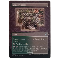 x4 Conservatory CLU MTG M/NM Playset Borderless Uncommon Land Multi-color Green - Image 1