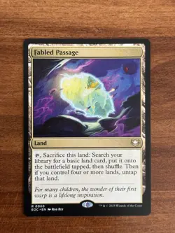 Fabled Passage Commander: Edge Of Eternities MTG MAGIC NM - Image 1