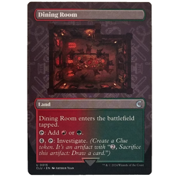 x4 Dining Room CLU MTG M/NM Playset Borderless Uncommon Land Multi-color Red TCG - Image 1