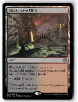 Blackcleave Cliffs Phyrexia All Will Be One MTG MAGIC NM - Image 1
