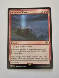 MTG ~ Display of Power ~ LotR: Tales of Middle-Earth ~ Near Mint ~ Rare - Image 1