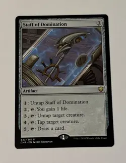 MTG Staff of Domination - Commander Legends NM - Image 1