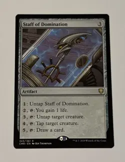 MTG Staff of Domination - Commander Legends NM - Image 1