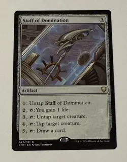 MTG Staff of Domination - Commander Legends NM - Image 1