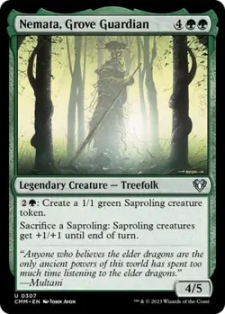 Nemata, Grove Guardian - Light Play MTG Commander Masters - Image 1