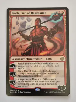 Koth, Fire of Resistance ~ Phyrexia: All Will Be One [ NearMint ] [ Magic MTG ] - Image 1