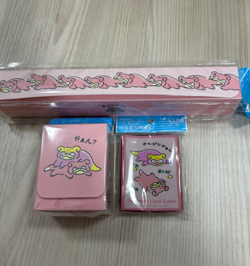 Pokemon Official Deck Shield & Deck Case & Playmat Case Slowpoke Japanese NEW - Image 1