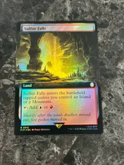 Magic the Gathering MTG Sulfur Falls Foil 0512 - Image 1