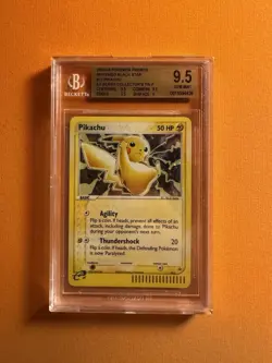 Pokemon TCG Pikachu 012 Black Star Promo Holo E Series 2003 BGS 9.5 (POP 30) - Image 1
