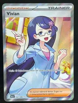 Vivian 162/086 FA Schwarze Blitze Deutsch NM Pokemon - Image 1