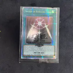 Yugioh! Swords of Revealing Light - SEALED - Quarter Century Secret Rare - Image 1