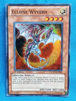 YuGiOh Cards - Eclipse Wyvern - SDDC-EN003 - Near Mint - Image 1