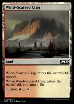 Wind-Scarred Crag 260/280 MTG Core Set 2020 -Buy 10 Get 10 Free Mix & Match - Ad - Image 1