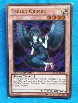 YuGiOh Cards - Fabled Grimro - GLD5-EN026 - Lightly Played - Image 1
