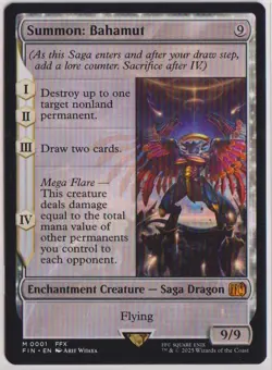 MTG Summon: Bahamut Final Fantasy Regular - Image 1