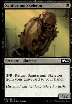 Sanitarium Skeleton 112/280 MTG Core Set 2020 -Buy 10 Get 10 Free Mix & Match - Image 1