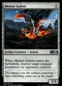 Meteor Golem 232/280 MTG Core Set 2020 Buy 10 Get 10 Free Mix & Match - Add 2 Ca - Image 1