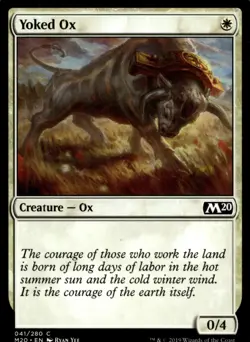 Yoked Ox 041/280 MTG Core Set 2020 -Buy 10 Get 10 Free Mix & Match - Add 2 Cart - Image 1