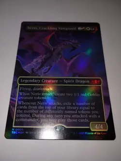 Neriv, Crackling Vanguard (Borderless) NM MYTHIC Foil Commander [TDC] MTG Mint - Image 3