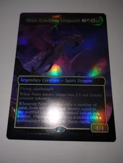 Neriv, Crackling Vanguard (Borderless) NM MYTHIC Foil Commander [TDC] MTG Mint - Image 4