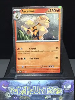 Pokemon Card Arcanine SVP011 Black Star Promo Holo Rare Near Mint - Image 1