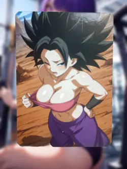 Caulifla Dragon Ball Super Anime Waifu Sexy Goddess Hentai Lewd Doujin Card - Image 1