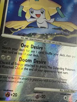 LP Jirachi 31/146 Reverse Holo Legends Awakened Rare Pokemon card English - Image 3