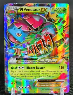 MEGA M Venusaur EX 2/83 XY Generations Ultra Rare Holo Pokemon Card - Image 1