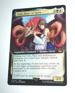 Yuna, Hope of Spira (Extended Art) Final Fantasy Regular MTG NM - Image 1