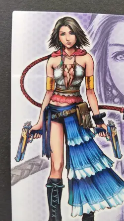 YUNA FINAL FANTASY X-2 ART MUSEUM Card Japanese Game Rare SQUARE ENIX #550 F/S - Image 2