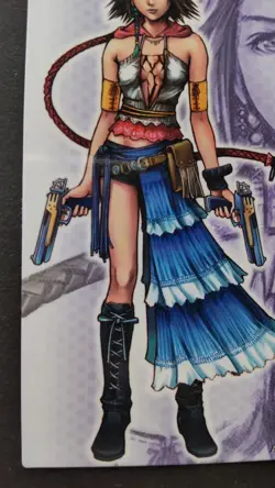 YUNA FINAL FANTASY X-2 ART MUSEUM Card Japanese Game Rare SQUARE ENIX #550 F/S - Image 3