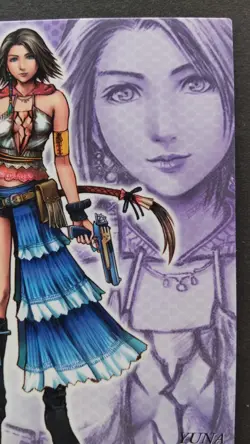 YUNA FINAL FANTASY X-2 ART MUSEUM Card Japanese Game Rare SQUARE ENIX #550 F/S - Image 5