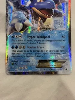 Pokemon Blastoise EX 17/83 Generations Half Art Holo Card 2016 #120 - Image 3
