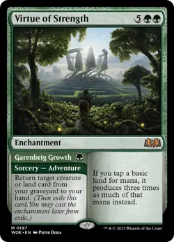 Virtue of Strength - 197 / English / Near Mint MTG - Image 1