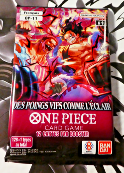 One Piece Poings Vifs Card Game Carte Booster OP11 Francais Pack FR New Mint - Image 1
