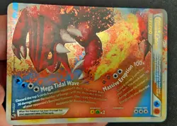 Kyogre & Groudon Legend 88/90 Bottom: Groudon Undaunted Holo SWIRL Pokemon Card - Image 4