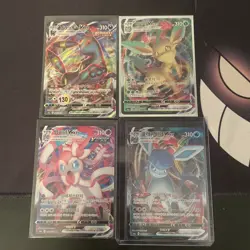 Pokemon TCG Korean Eeveelution VMAX card bundle X4 - Image 1