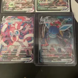 Pokemon TCG Korean Eeveelution VMAX card bundle X4 - Image 3