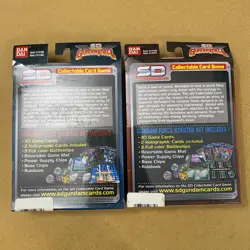 VTG Bandai SD Gundam Force Collectable Card Game Starter Set 1 & 2 sealed NOS - Image 2